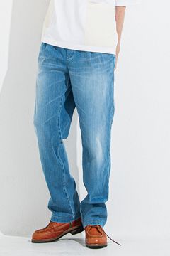 DENIM JERSEY WIDE PT / デニム ジャージ ワイド パンツ