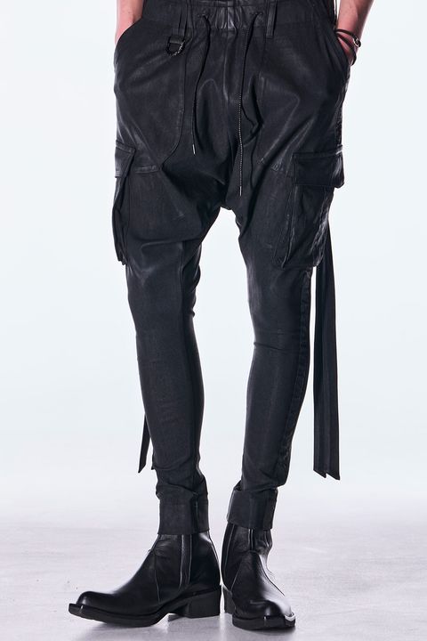 High Tension Jersey Sarrouel Pants / コーティング ハイテンション ジャージ サルエル パンツ