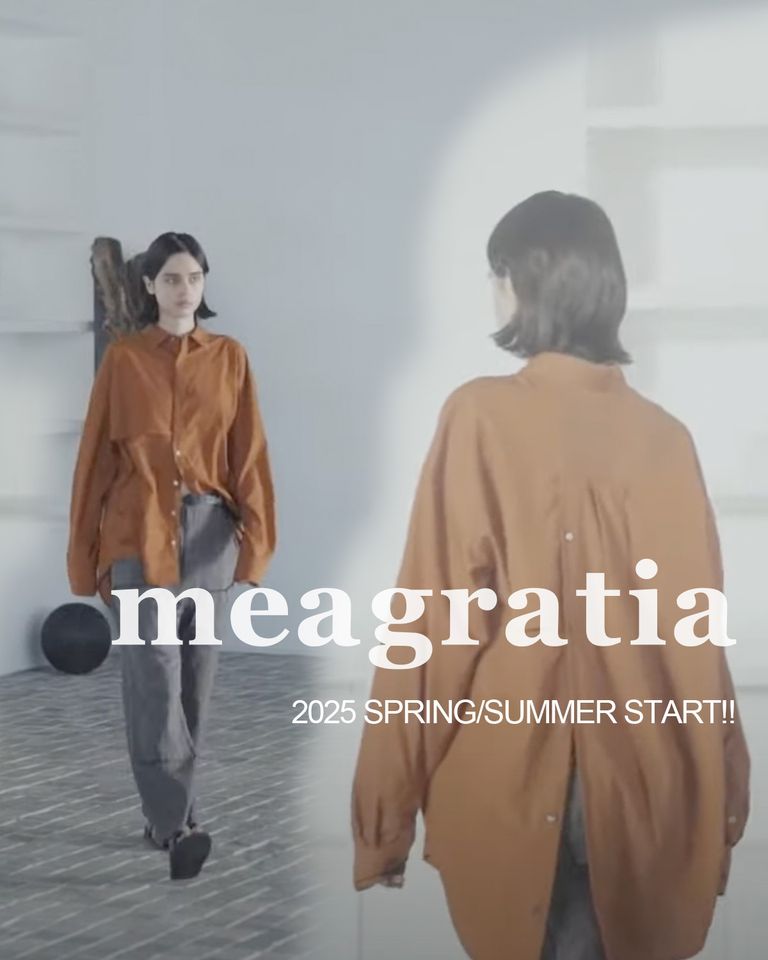 meagratia 2025 SPRING/SUMMER 新作入荷”Asymmetry SH”