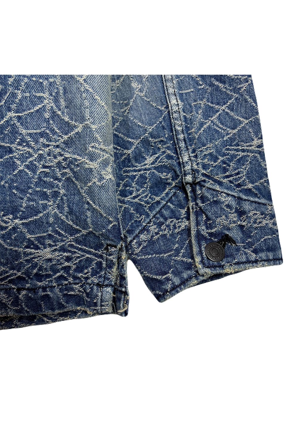 SPIDER JAQ DENIM JKT / スパイダー ジャガード デニム ジャケット