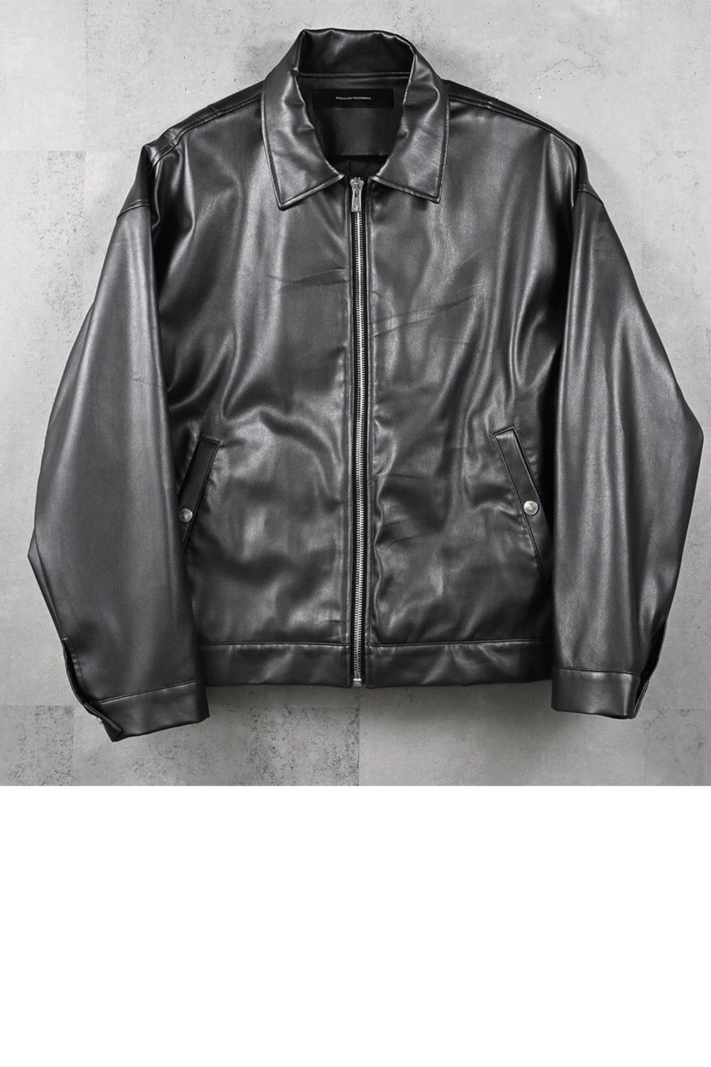 LEATHER SP JACKET / エコレザー スポーツマン ジャケット
