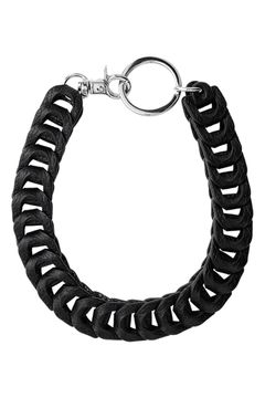 Hand STRAP Symbole  / シンボルチェーン レザーハンドストラップ｜ブラック