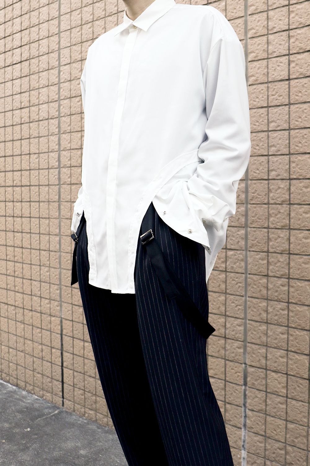 Multi-way snap button shirt / マルチウェイ スナップボタン シャツ