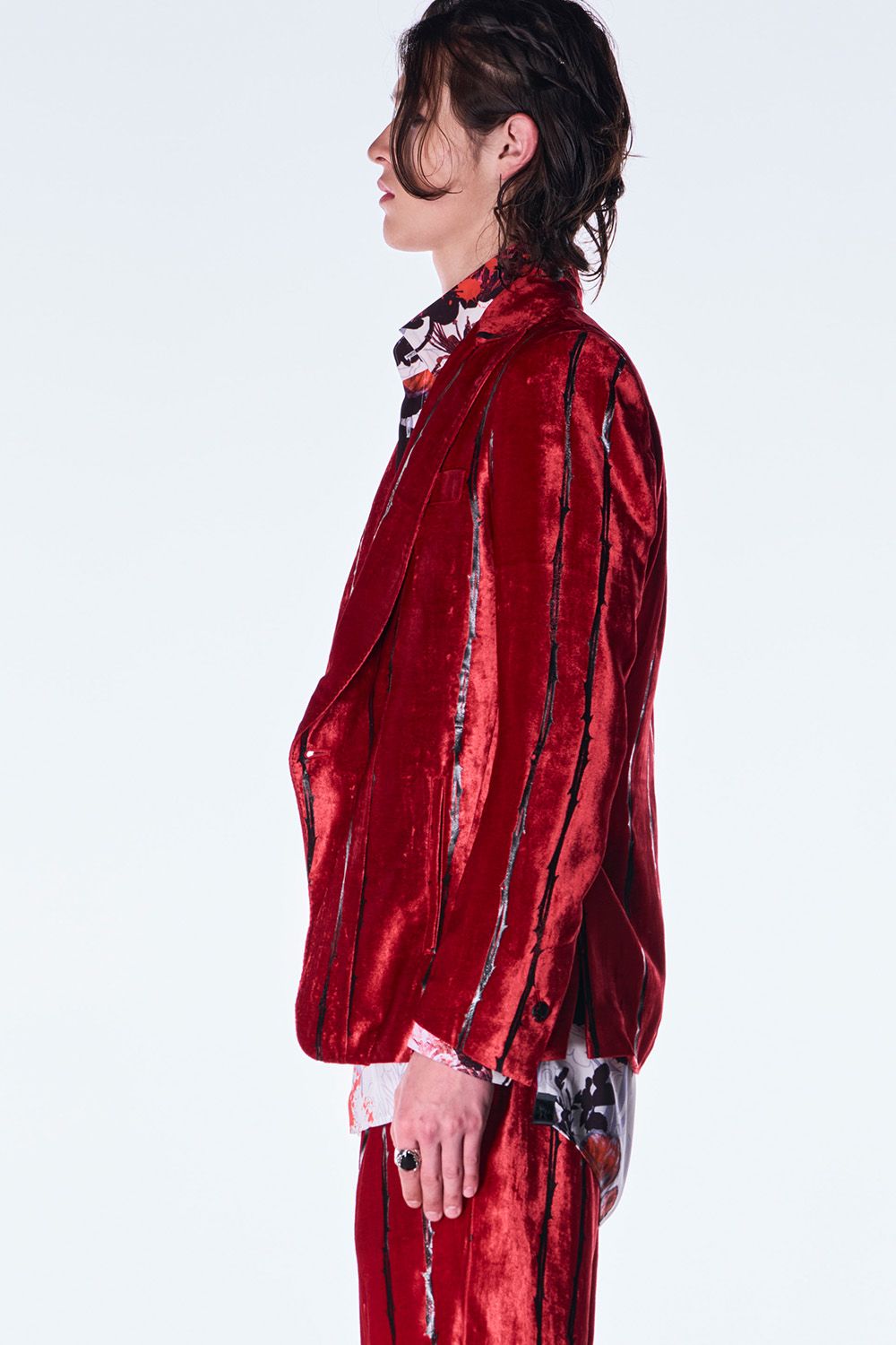 TOGE Velvet Peaked Jacket / トゲ ベルベット ピークド ジャケット