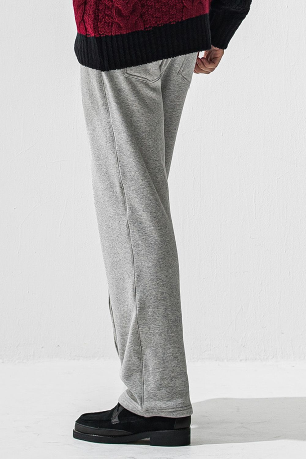 VELOURS FLEECE WIDE TUCK PANTS / ベロア フリース ワイド タックパンツ