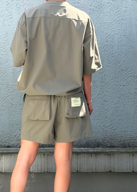 【N.HOOLYWOOOD TPES】DRAWSTRING SHIRT / PANELED T-SHIRT / HALF PANTS