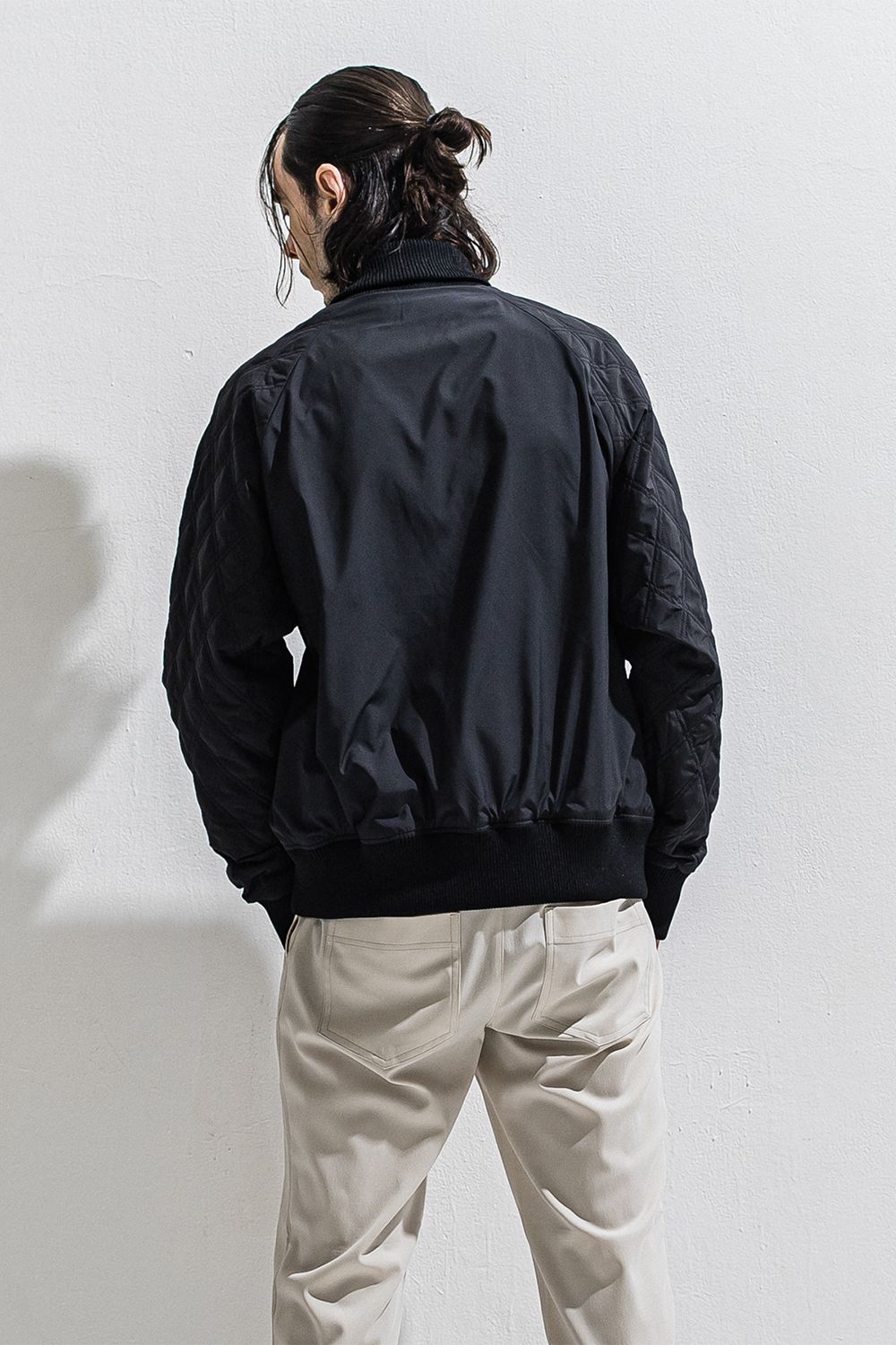 PB Varsity jacket / ラグランスリーブ キルティング バーシティージャケット