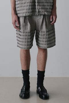 Block pattern short PT / ブロックパターン ショートパンツ