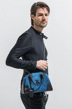 DENIM MINI BOSTON BAG / decadeコラボ デニム ミニボストンバッグ