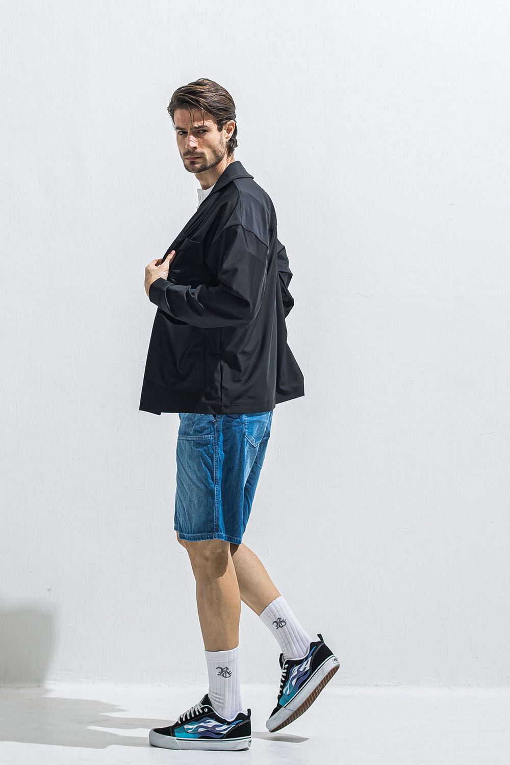 DOUBLE KNEE SHORTS / ダブルニー ショーツ