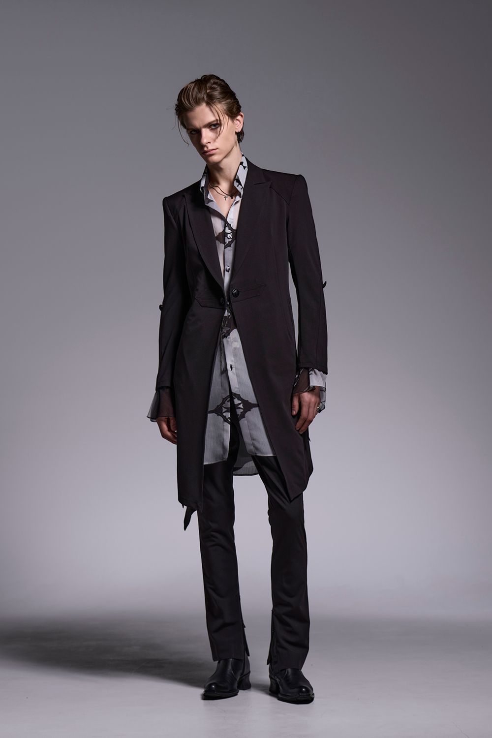 T/R Gabagine Goth Flare Jacket / T/Rギャバジン ゴス フレア ジャケット