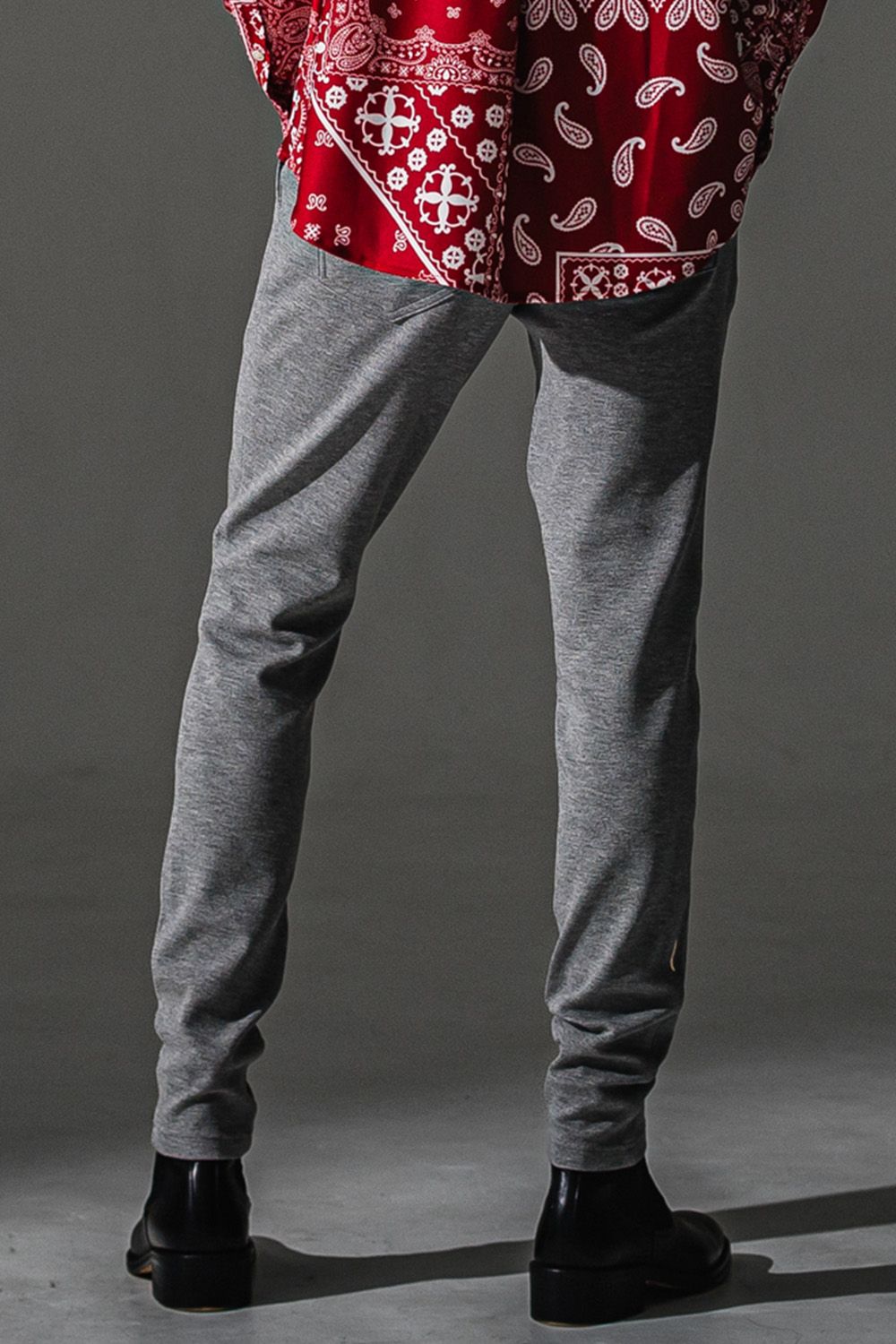 CHRIS EASY BLISTER TUCK PANTS / ブリスターニット クリス イージー タック パンツ