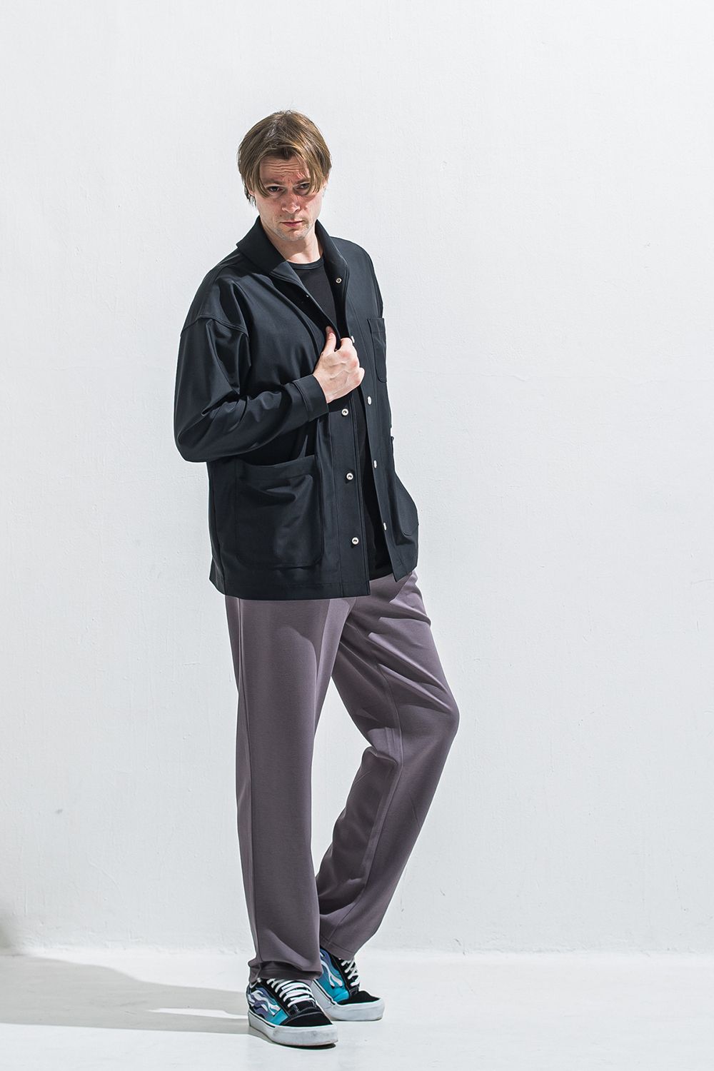 SEMI WIDE TUCK PANTS / セミワイド タック パンツ