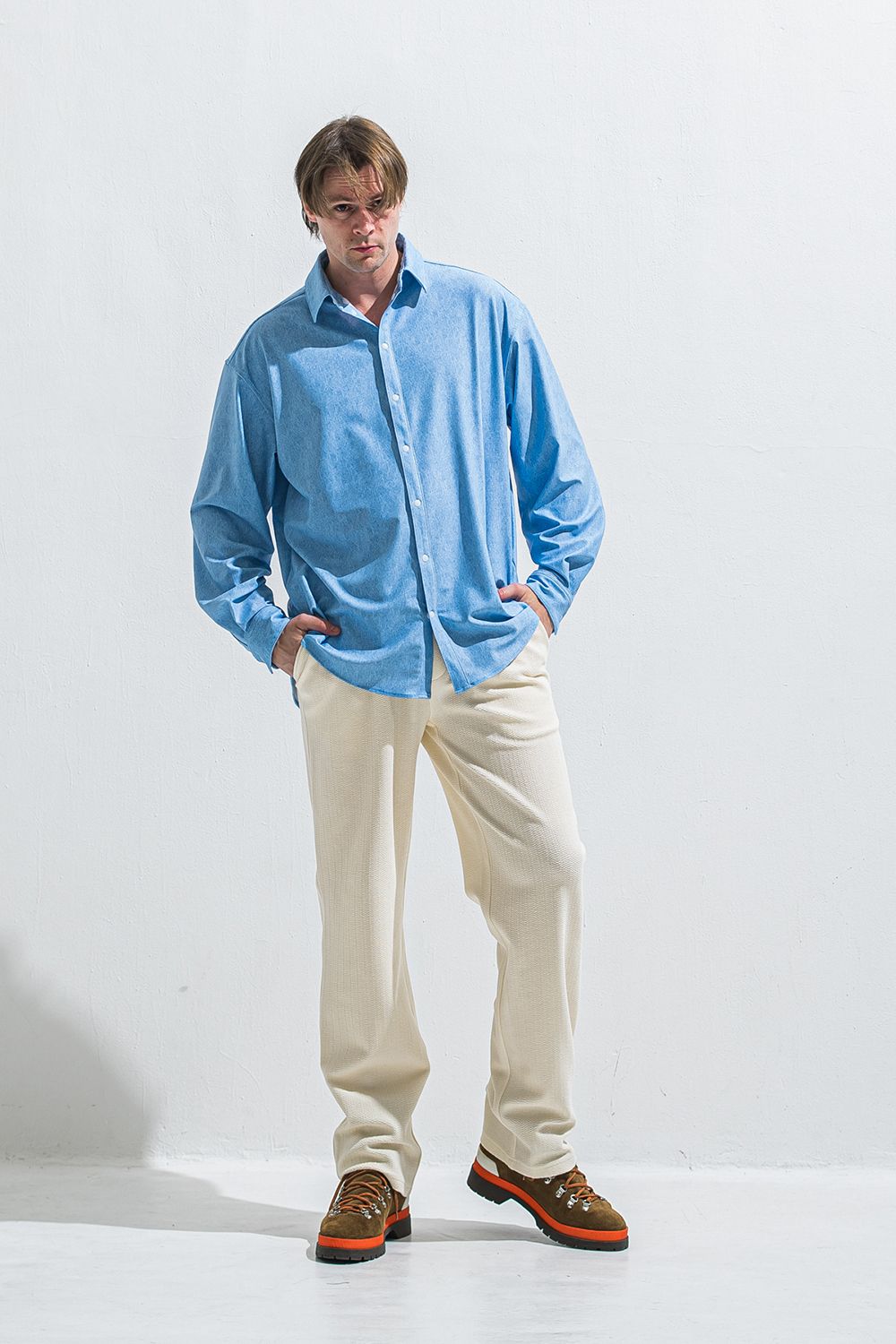 SEMI WIDE TUCK PANTS / セミワイド タック パンツ