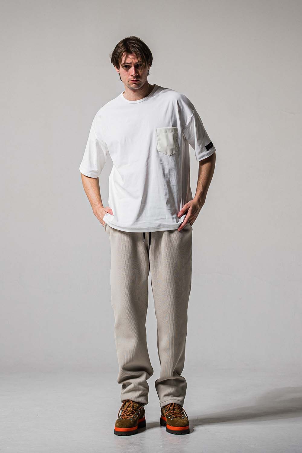 AZE WIDE TUCK PANTS / 畔編み ワイド タックパンツ