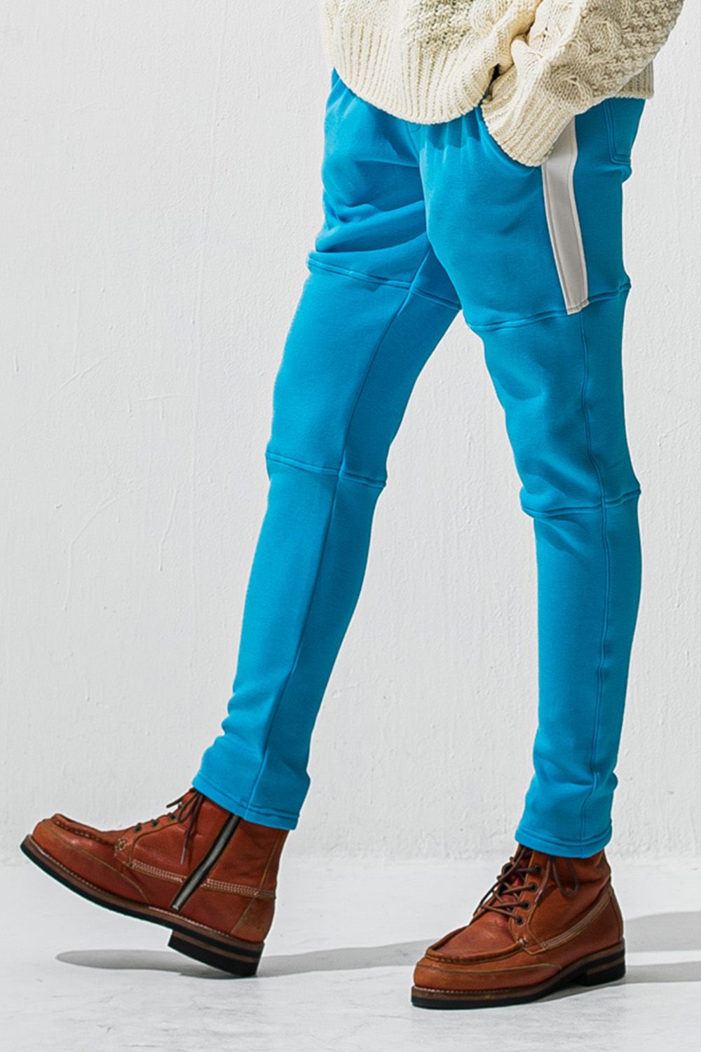 VELOURS FLEECE JT PT /  ベロア フリース 1タック ライン パンツ
