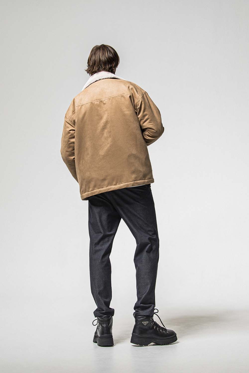 SUEDE FUR COVER ALL / スウェード ファー カバーオール