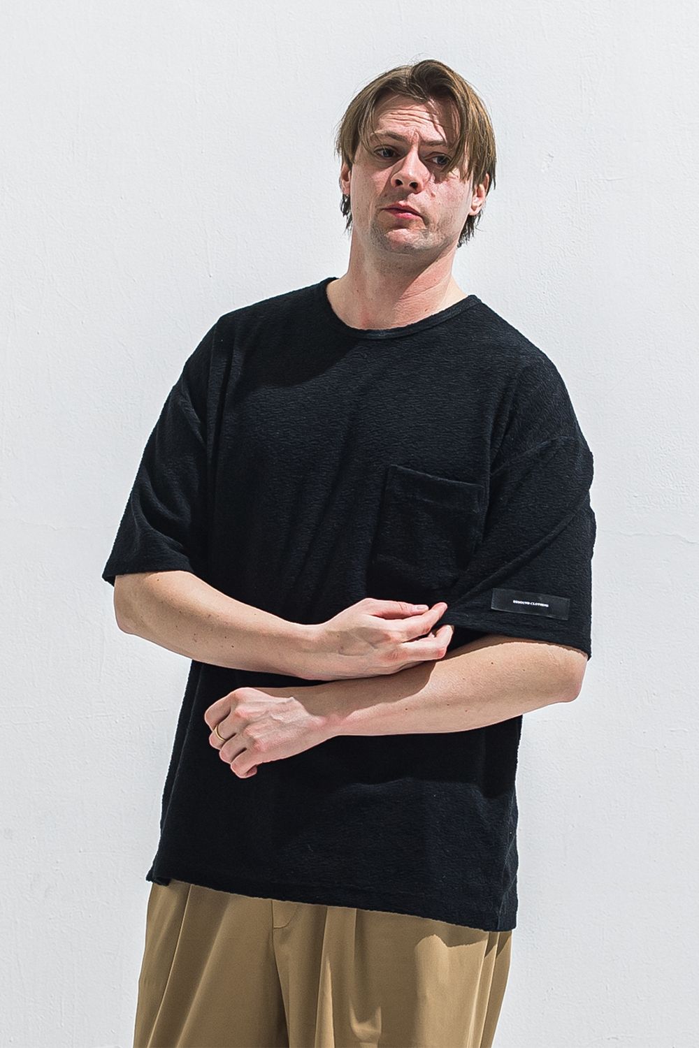 PILE OVER TEE / パイル オーバーサイズ ポケットTシャツ