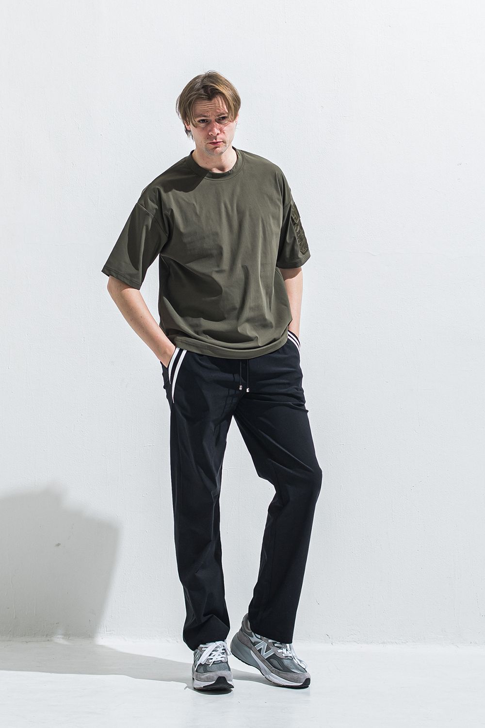 EDGE NYLON SEMI WIDE PT / エッジ ナイロン セミワイドパンツ