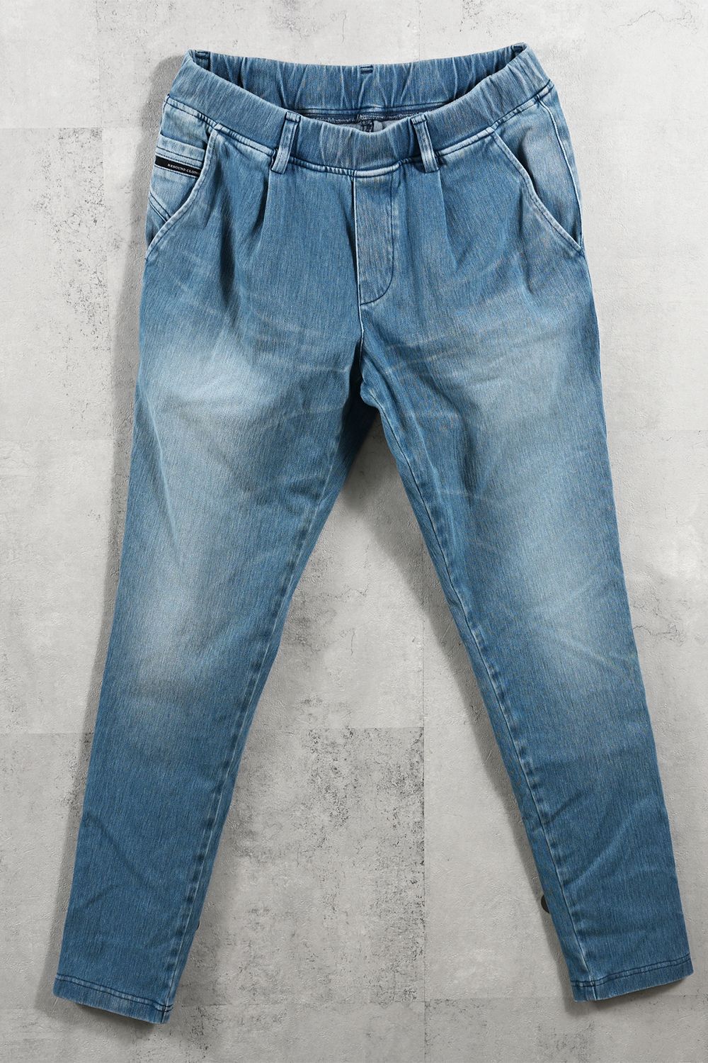 DENIM JERSEY CHRIS EASY TUCK PT / デニム ジャージ クリス イージー タック パンツ