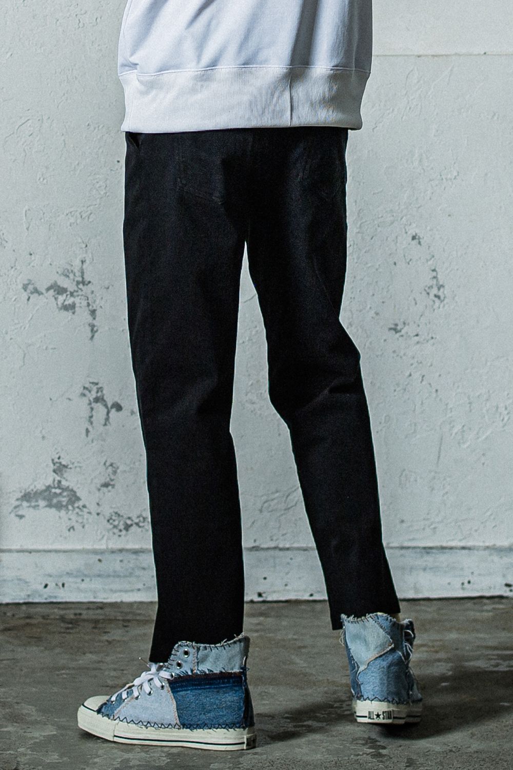 RESOUND CLOTHING - EX DENIM JERSEY WIDE PT / EXデニム