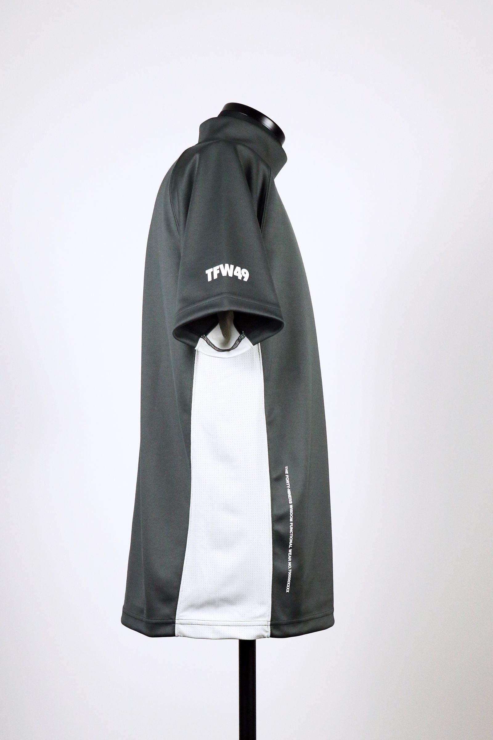 SIDE MESH MOCKNECK T / サイド メッシュ モックネック ティー