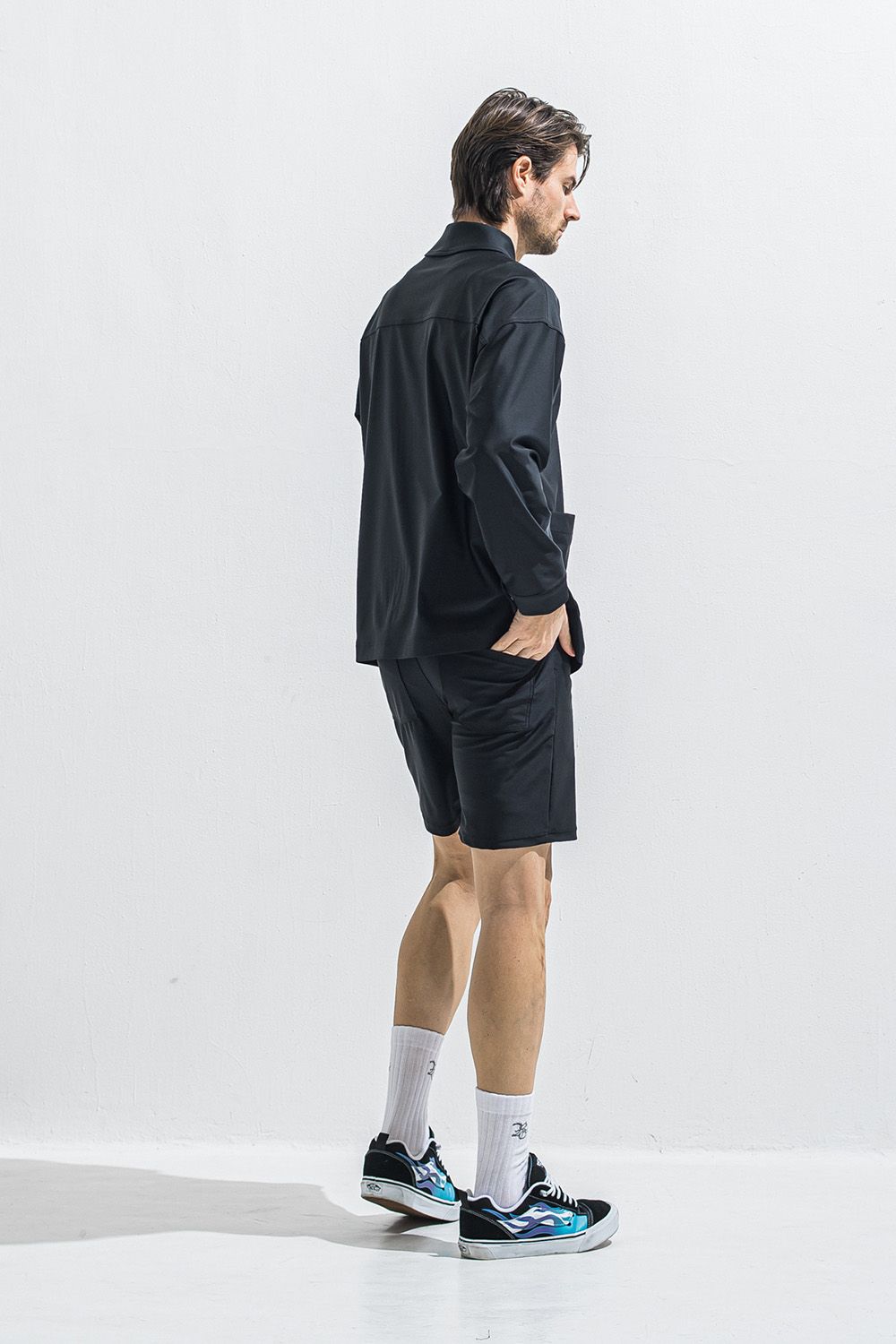RASH DENIM SHORTS / ラッシュ デニムショーツ