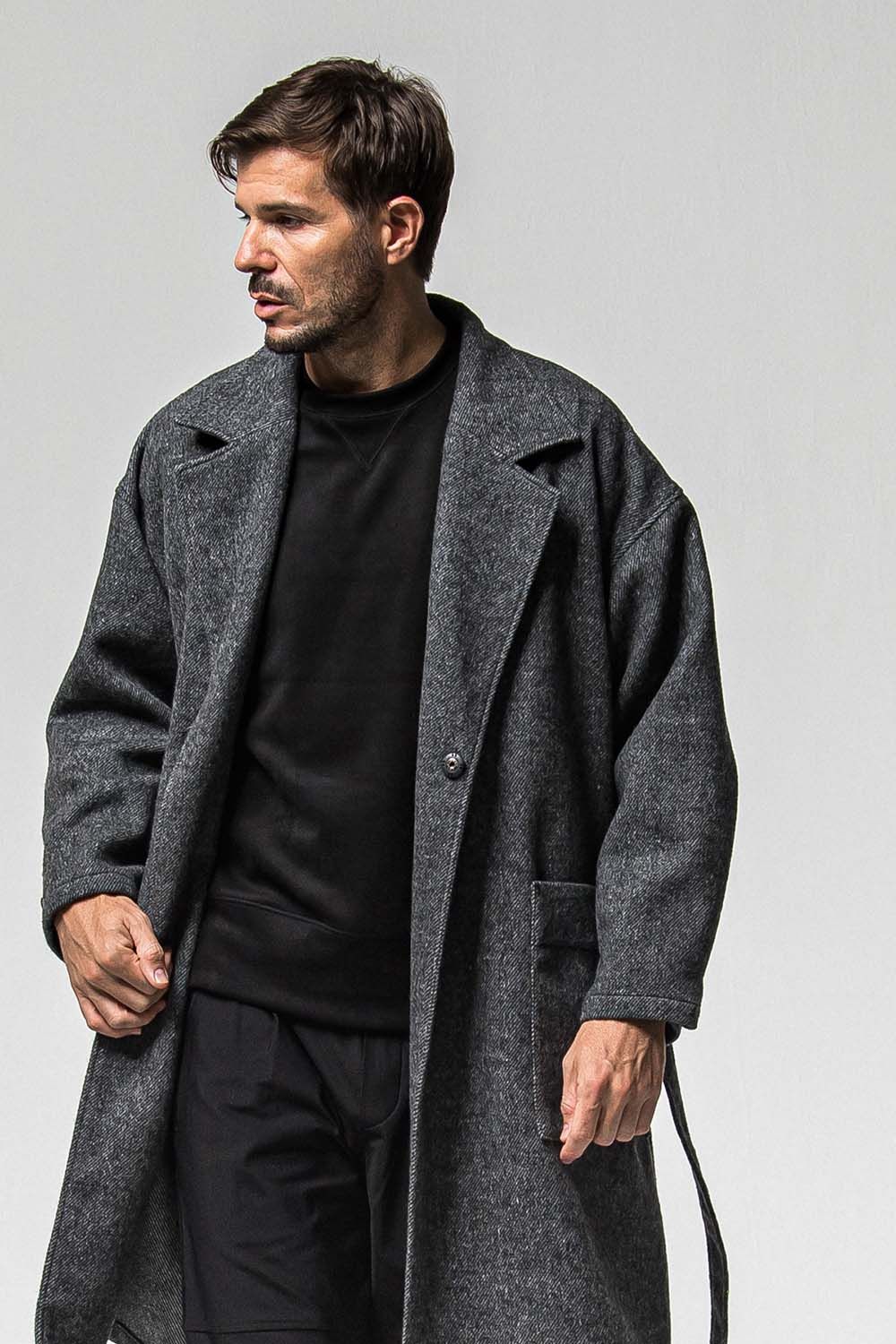 GOWN OVER COAT / オーバーサイズ ガウン コート
