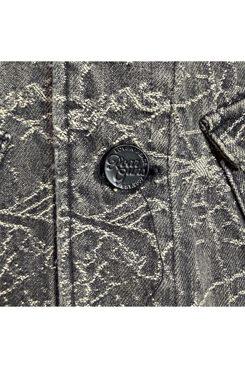 SPIDER JAQ DENIM JKT / スパイダー ジャガード デニム ジャケット