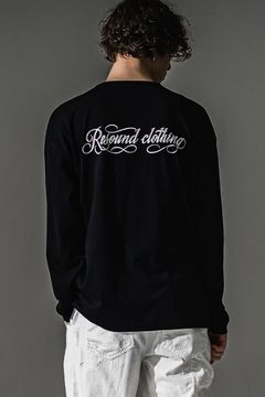 PIN ST RC OVER LONG SLEEVE TEE / ピンストライプ RC ロゴ  オーバー ロングスリーブ Tシャツ