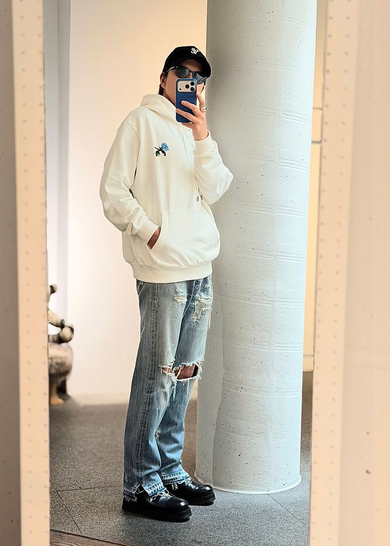 【roarguns】FLOWER CROSSGUN HOODIE