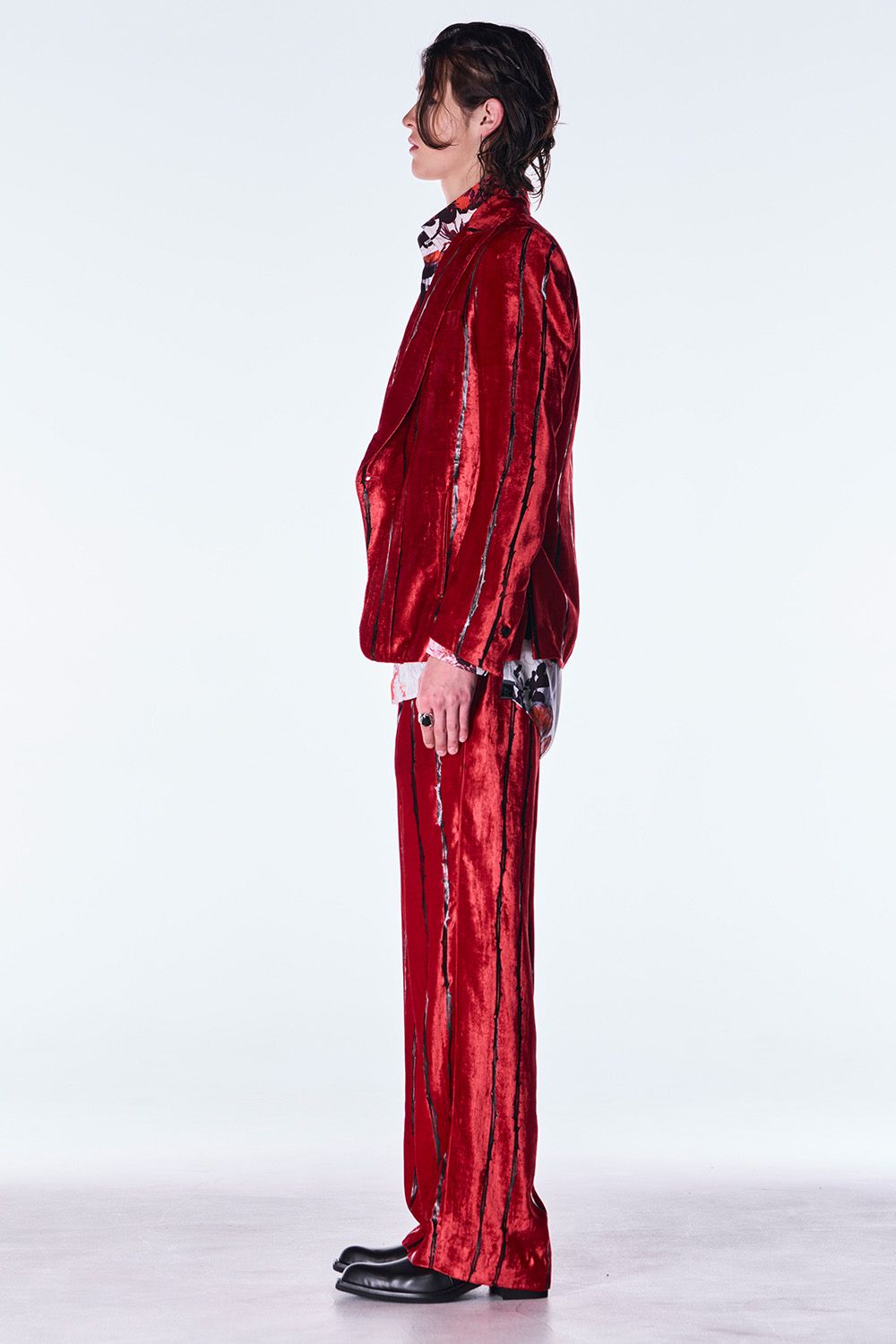 TOGE Velvet Wide Slacks / トゲ ベルベット ワイド スラックス