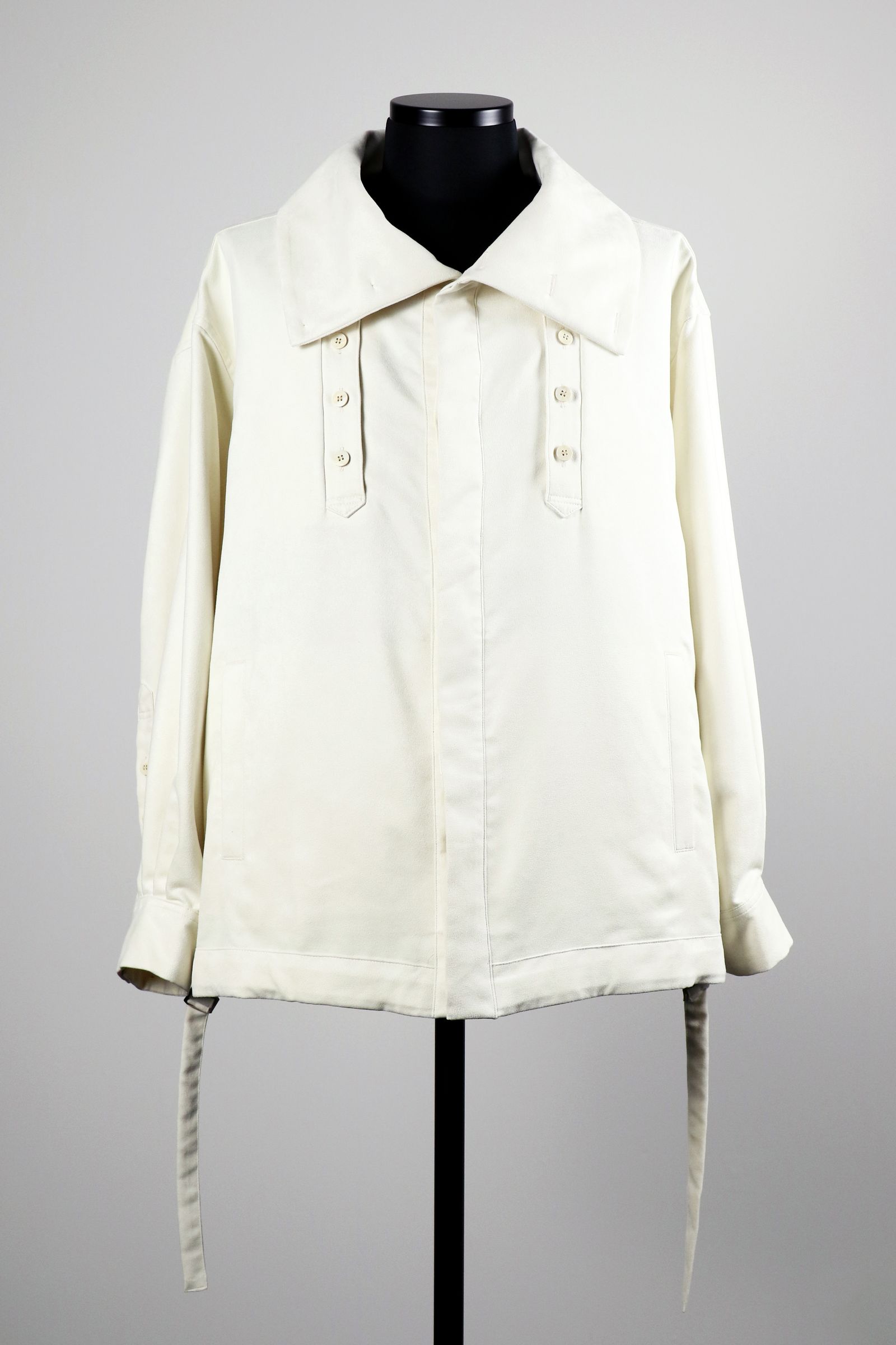 Eco suede shirt BL  / エコ スエード シャツ ブルゾン