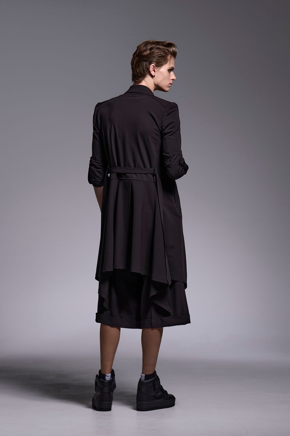 T/R Gabagine Goth Flare Jacket / T/Rギャバジン ゴス フレア ジャケット