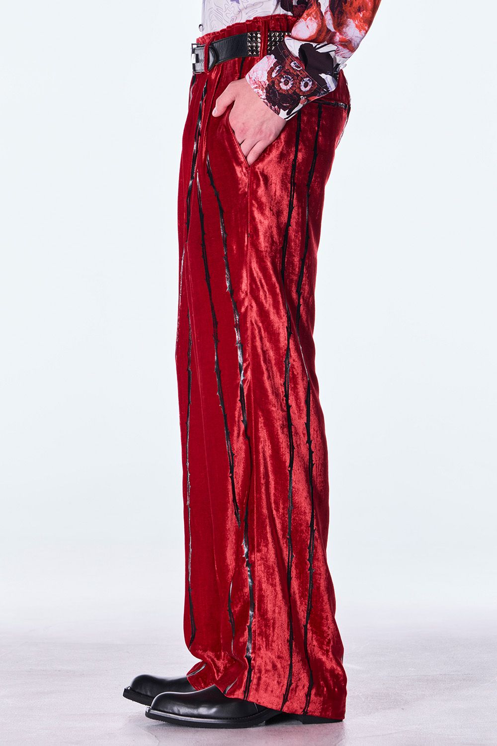 TOGE Velvet Wide Slacks / トゲ ベルベット ワイド スラックス