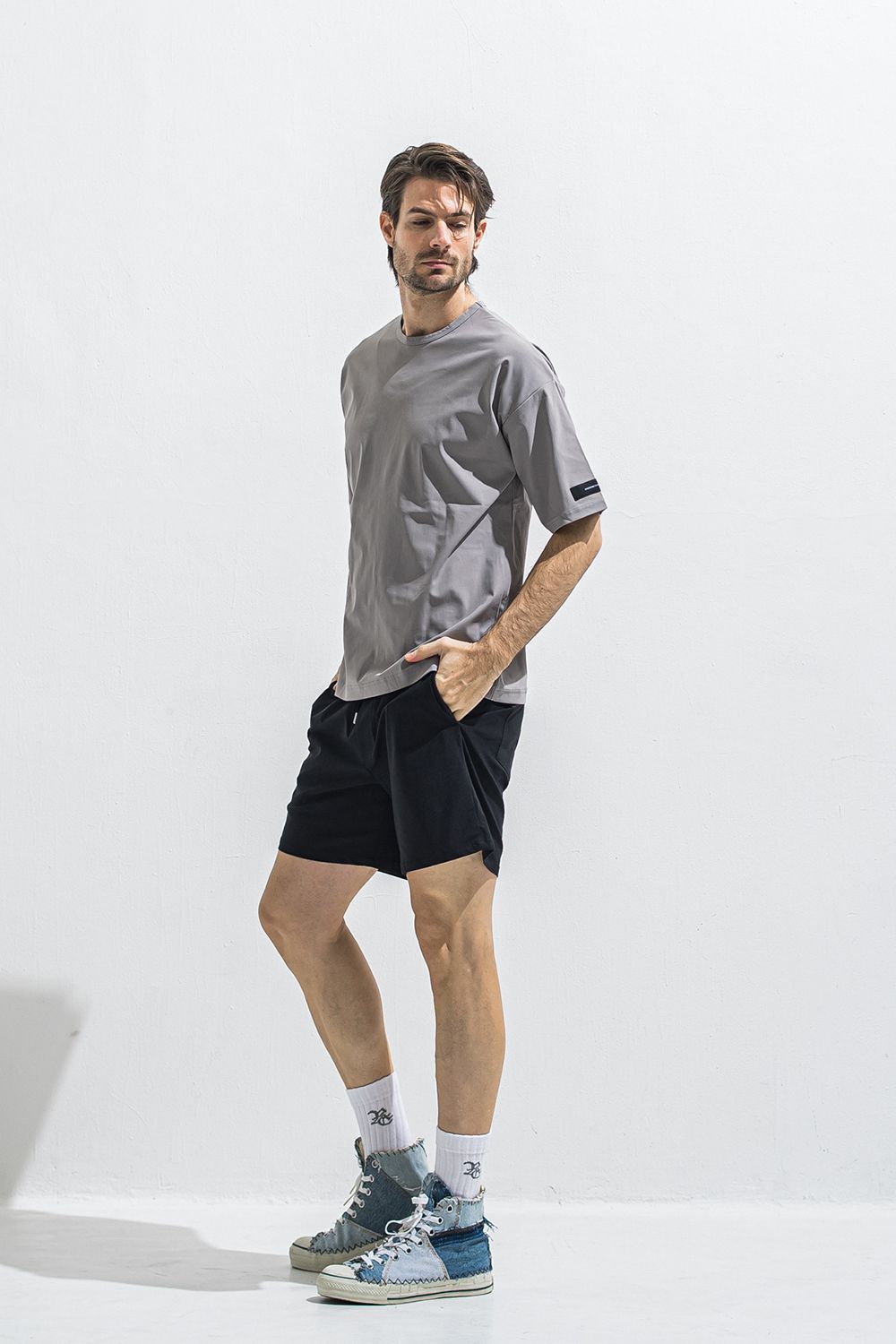 NYLON OVER TEE / ナイロン オーバーサイズ Tシャツ