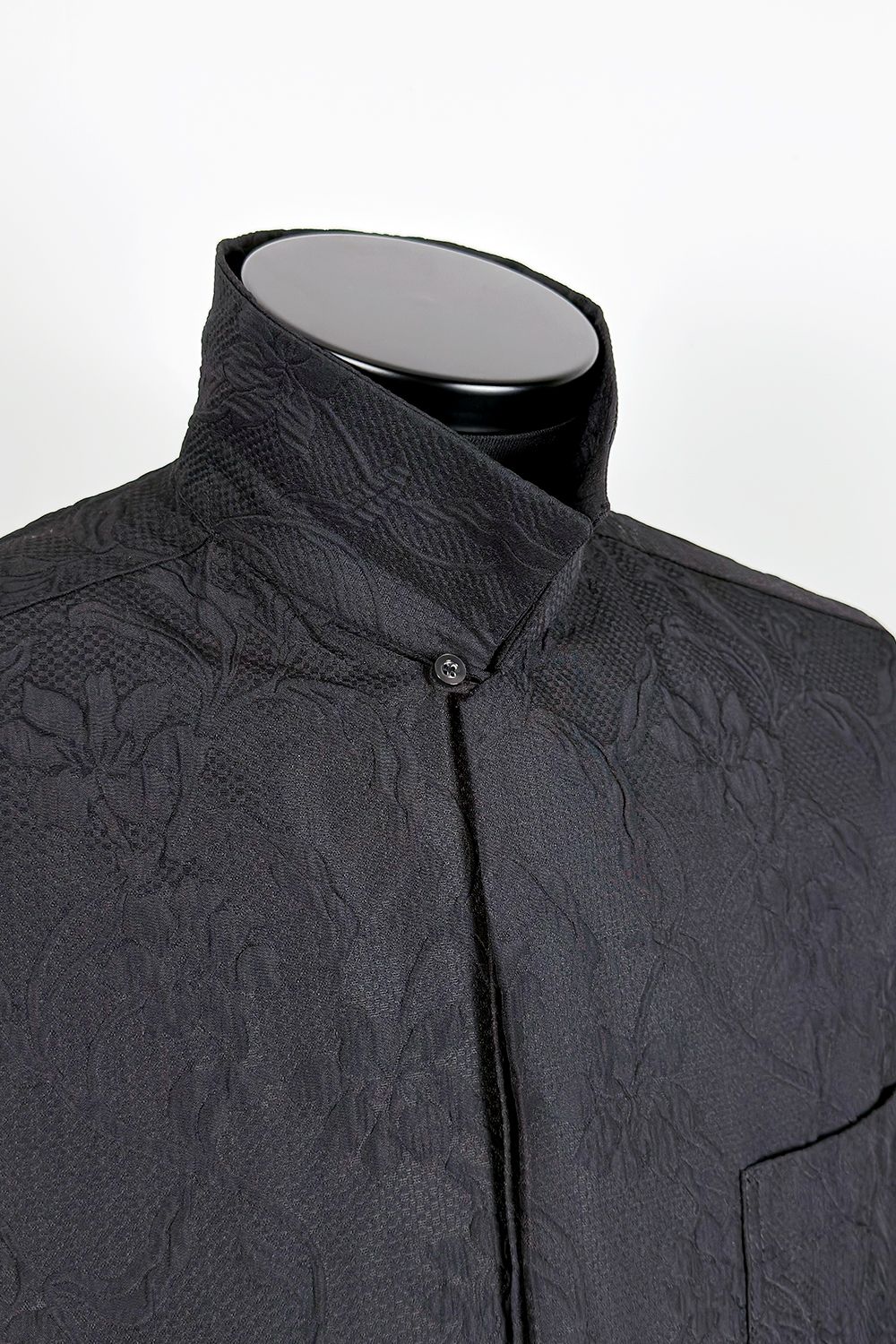 Embossing S/S open collar SH / エンボス ショートスリーブ オープンカラー シャツ