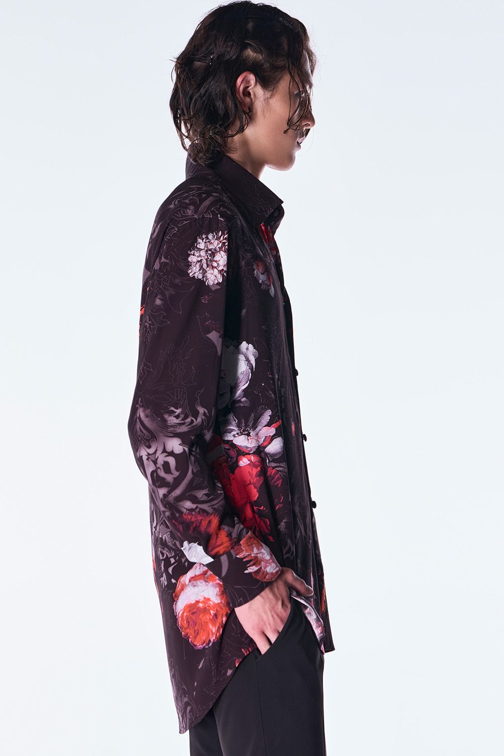 Goth Flora Shirt / ゴス フローラ シャツ