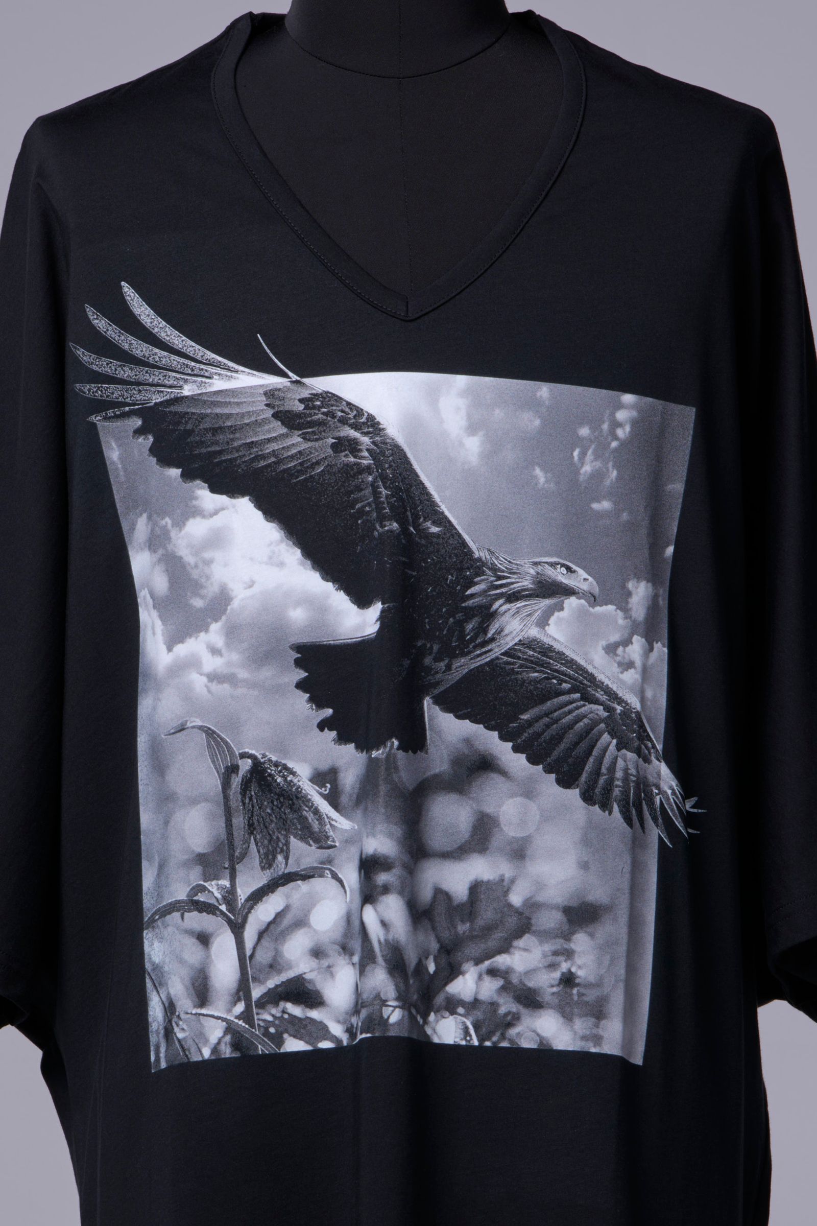 V Neck Dolman T-Shirt / Vネック ドルマンスリーブ Tシャツ
