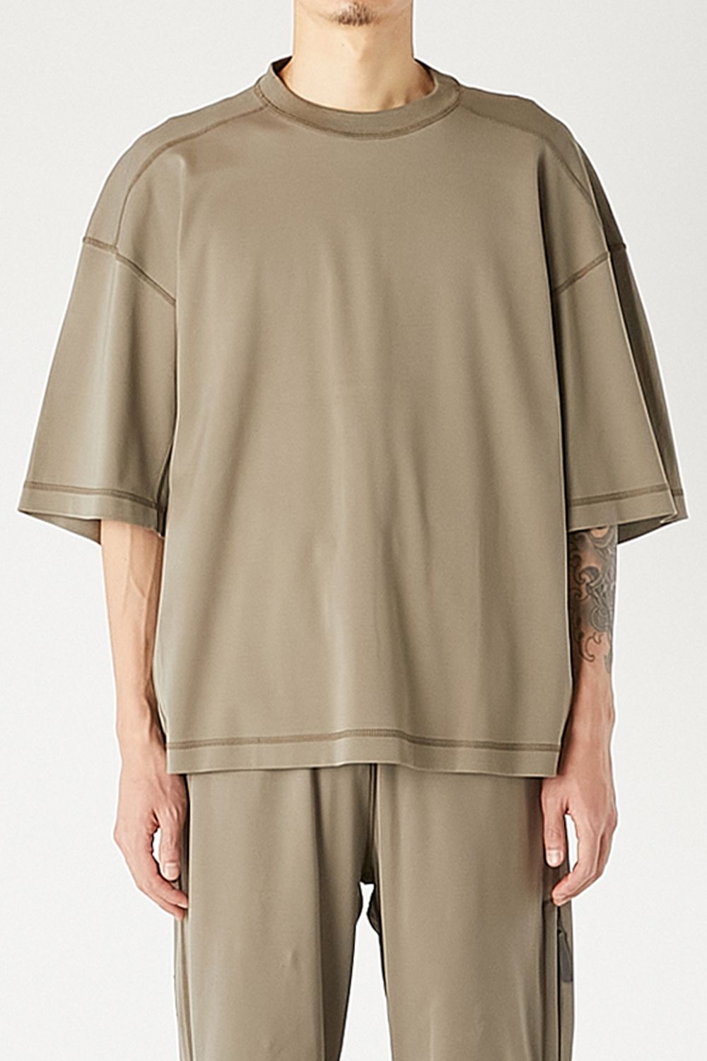 N.HOOLYWOOD TEST PRODUCT EXCHANGE SERVICE PANELED T-SHIRT / エヌハリウッド テストプロダクトエクスチェンジサービス パネル Tシャツ