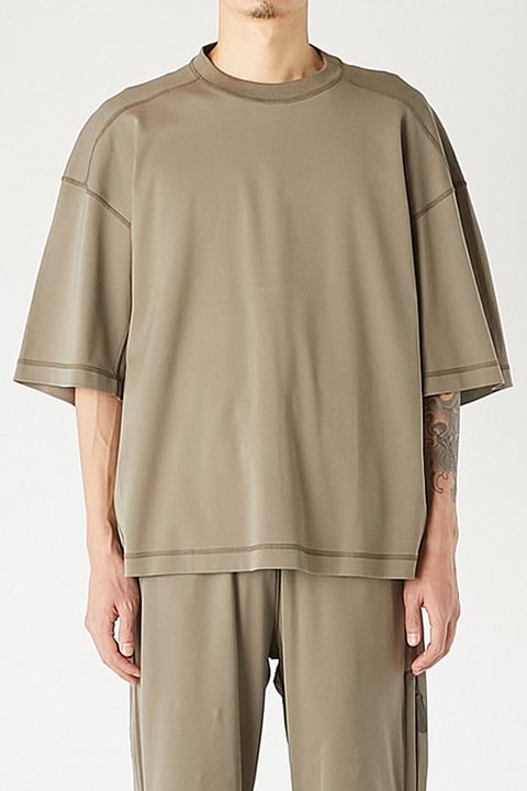 N.HOOLYWOOD TEST PRODUCT EXCHANGE SERVICE PANELED T-SHIRT / エヌハリウッド テストプロダクトエクスチェンジサービス パネル Tシャツ