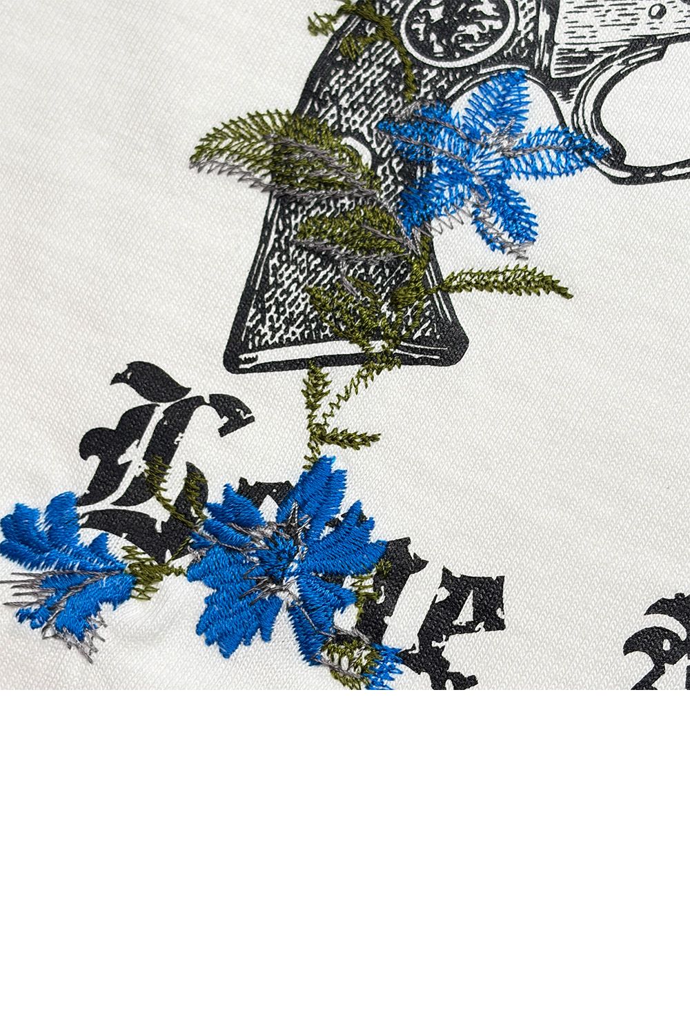 VIN/JER FLOWER/GUN / ヴィンテージ ジャージ Tシャツ フワラークロスガン