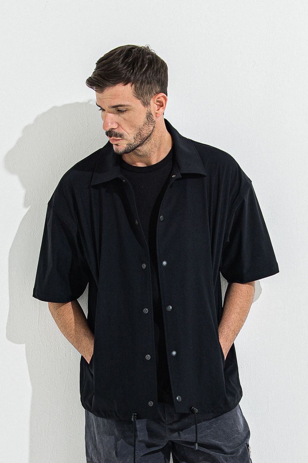NYLON HALF COACH JACKET / ナイロン ハーフ コーチジャケット