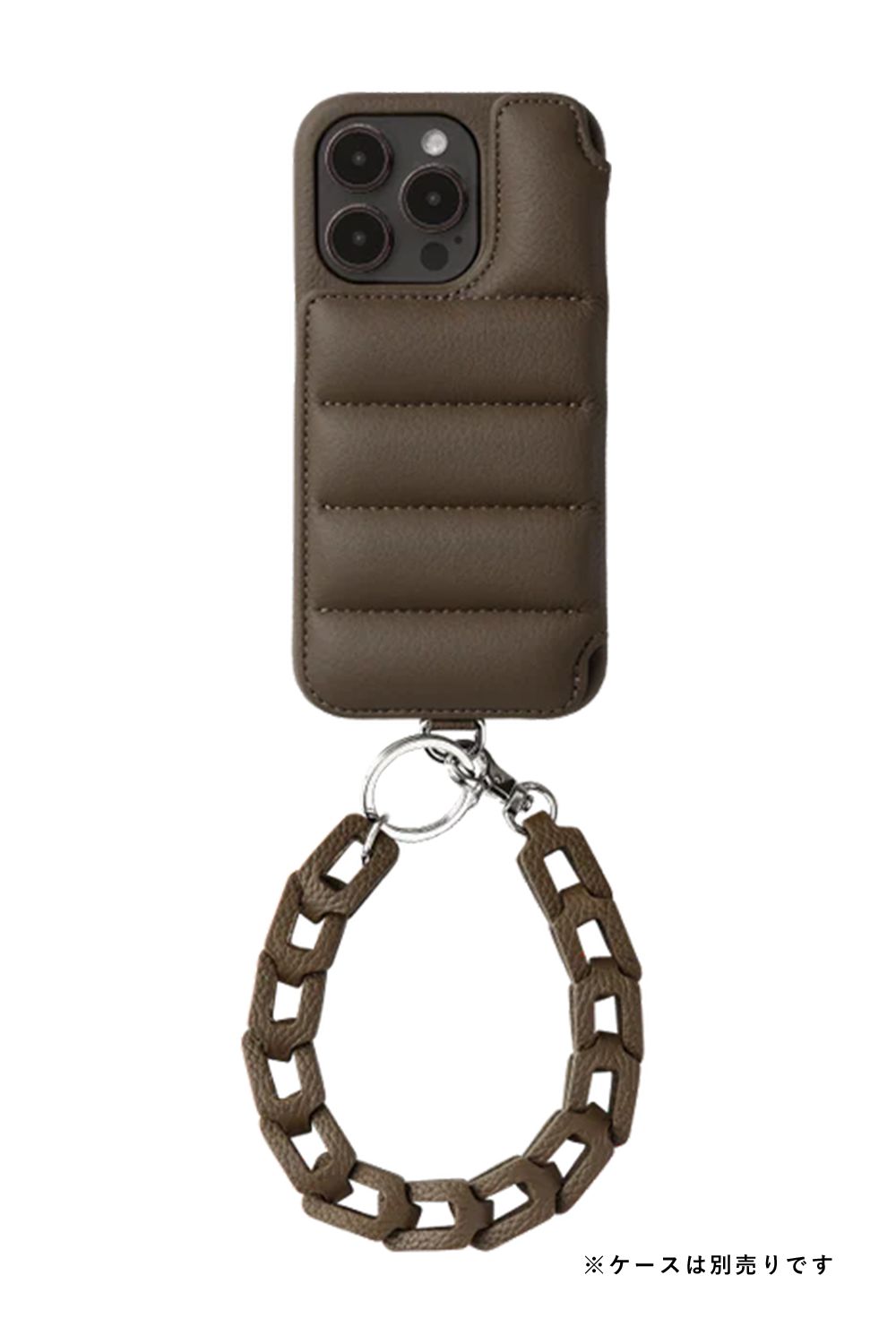 Hand STRAP Rectangle  / レクタングルチェーン レザーハンドストラップ｜エトープ