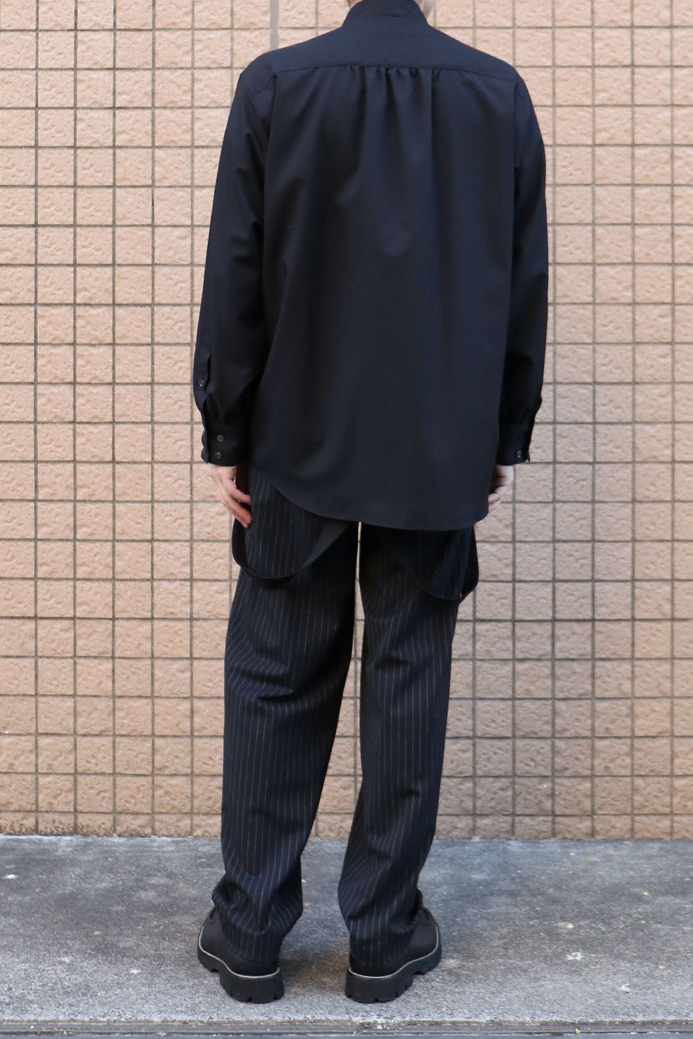 Fake suspenders shirt / フェイク サスペンダー シャツ