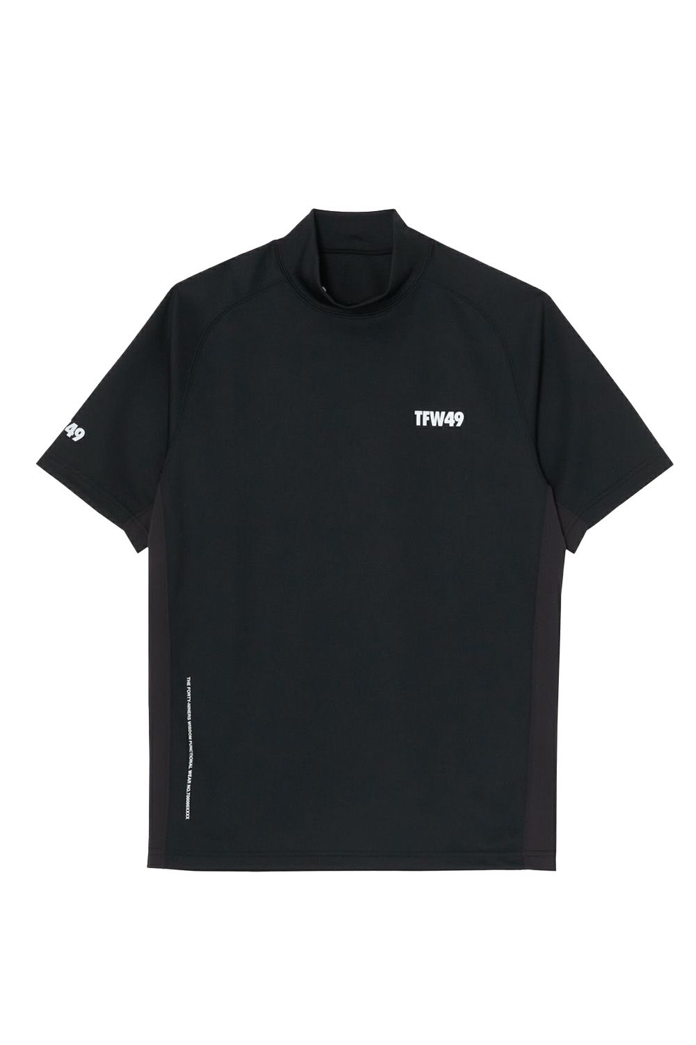 SIDE MESH MOCKNECK T / サイド メッシュ モックネック ティー
