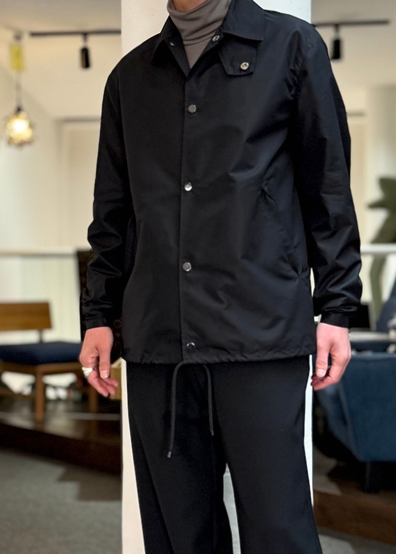 【MARKAWARE】EGYPTIAN COTTON × RECYCLE POLYESTER WEATHER-CLOTH COACH JACKET II