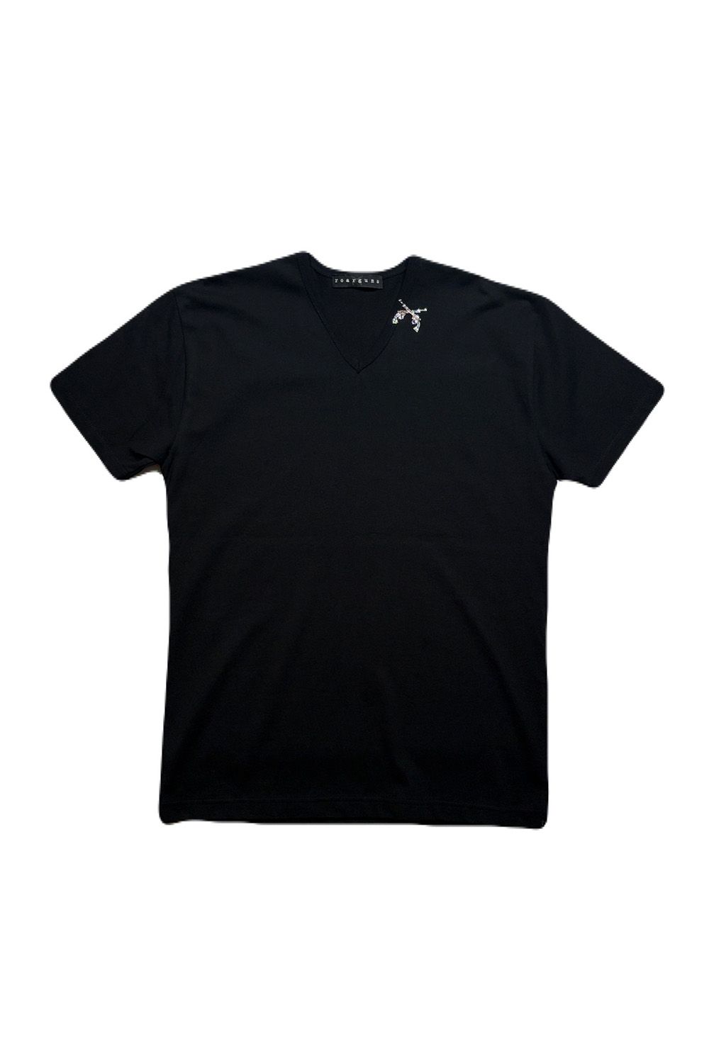 ARCHIVE VN/TEE CRY / アーカイブ Vネック Tシャツ クリスタルクロスガン