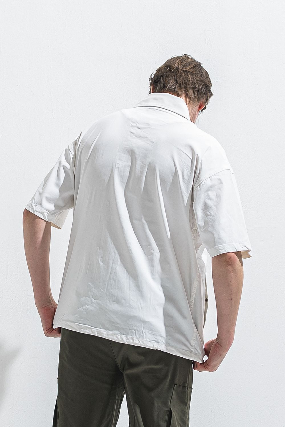 NYLON HALF COACH JACKET / ナイロン ハーフスリーブ コーチジャケット