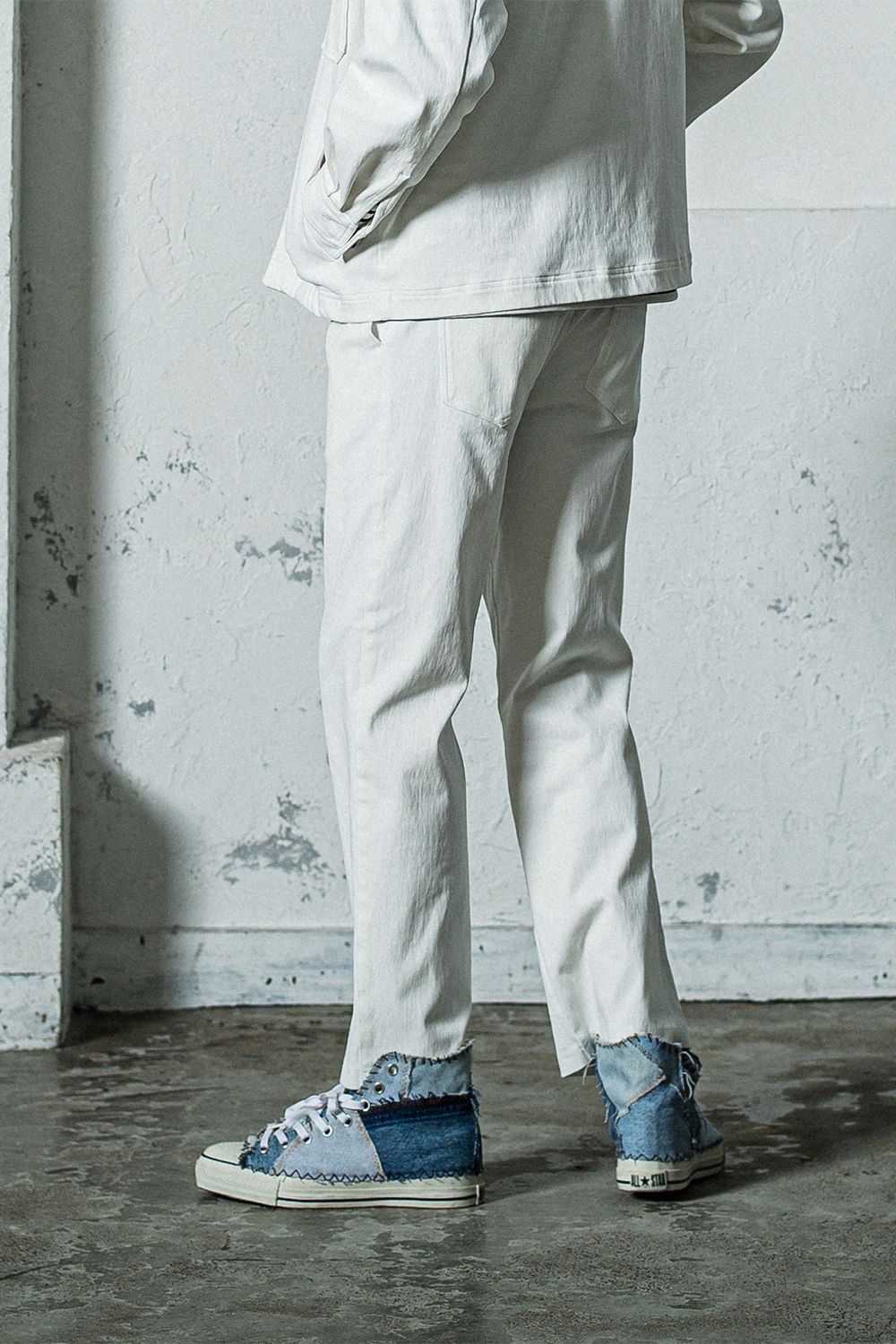 RESOUND CLOTHING - EX DENIM JERSEY WIDE PT / EXデニム